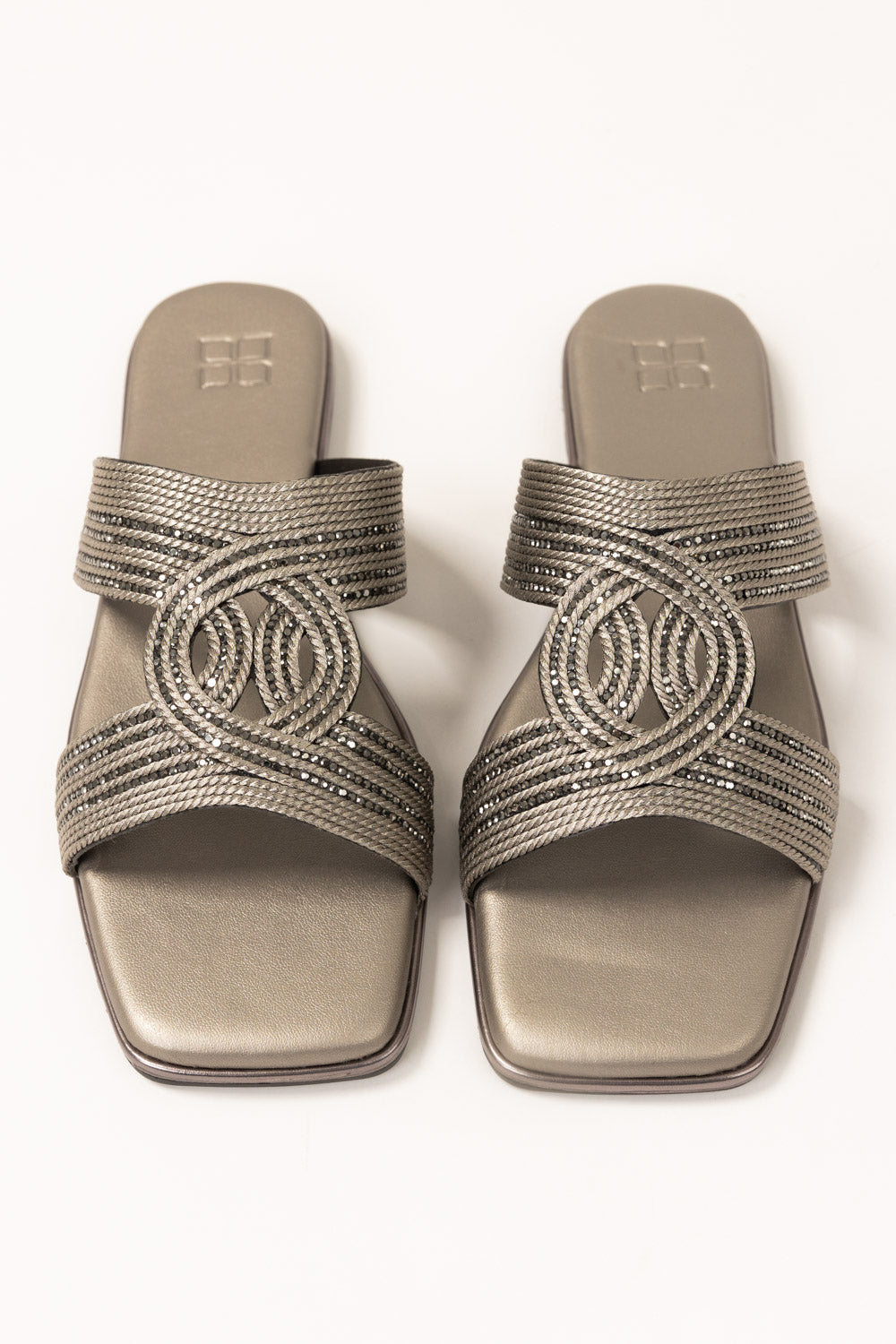 Gun Metal Slippers