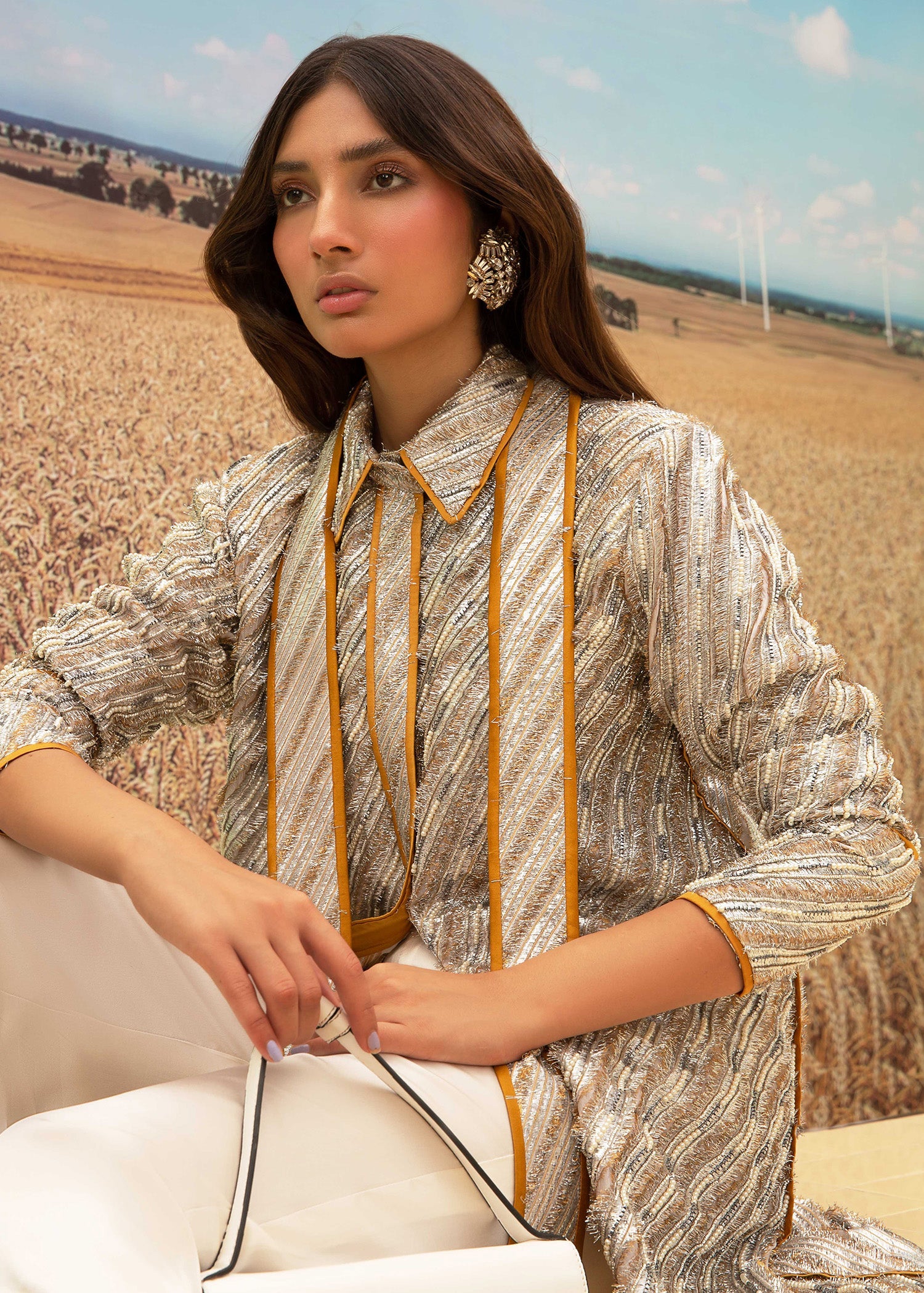 Wool Blended Shawl