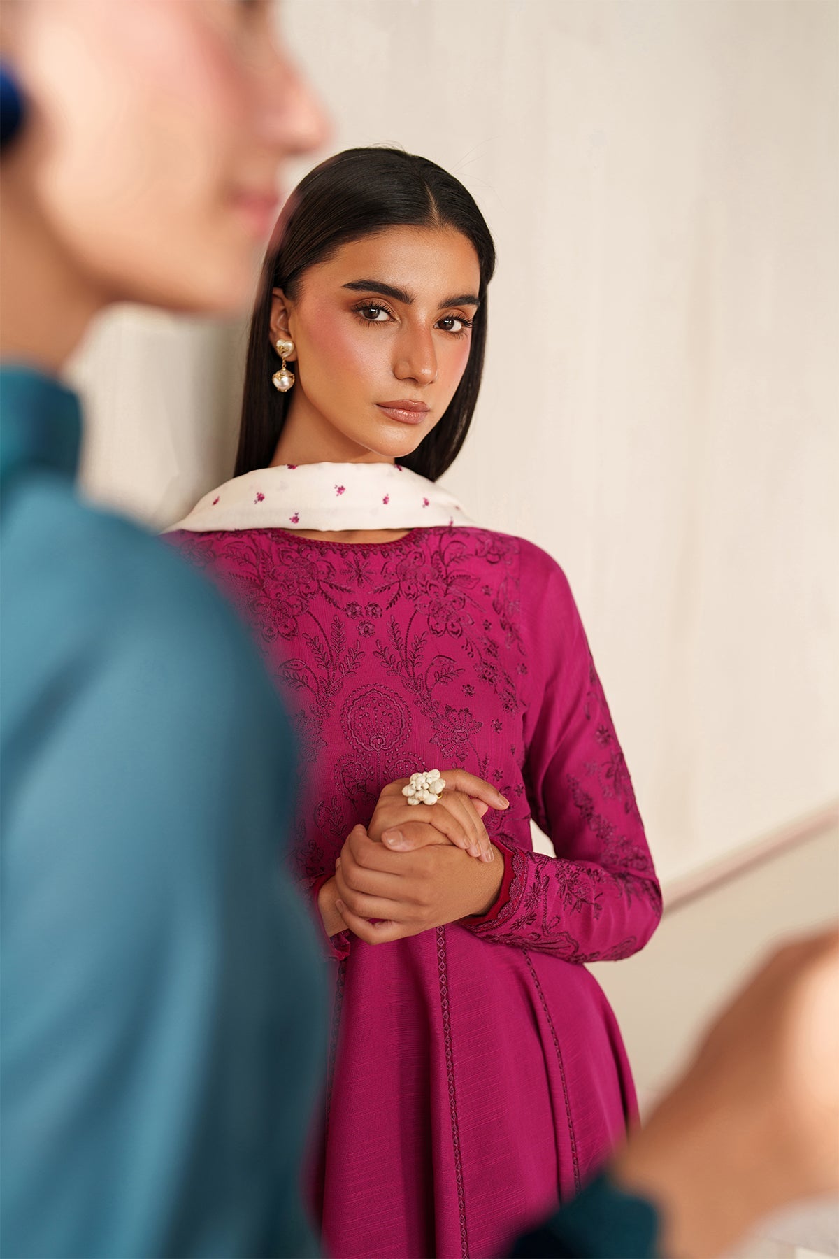 EMBROIDERED KHADDAR PR-1234