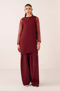 PLAIN CHIFFON SHIRT PR-1119