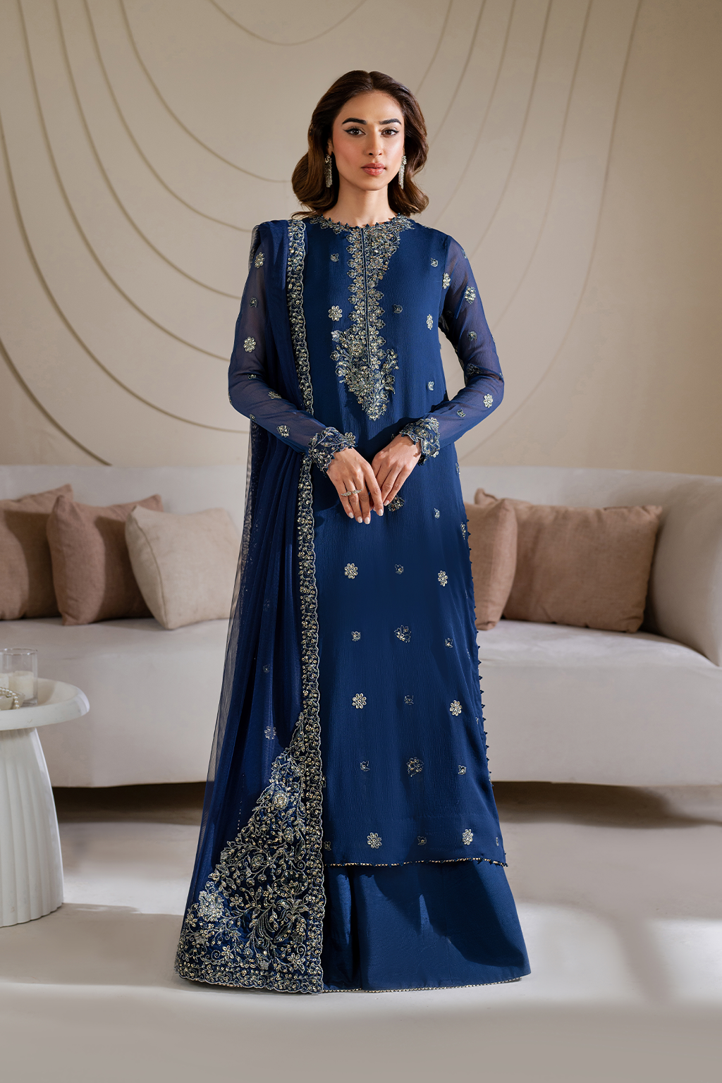 CC-60  Embroidered Net