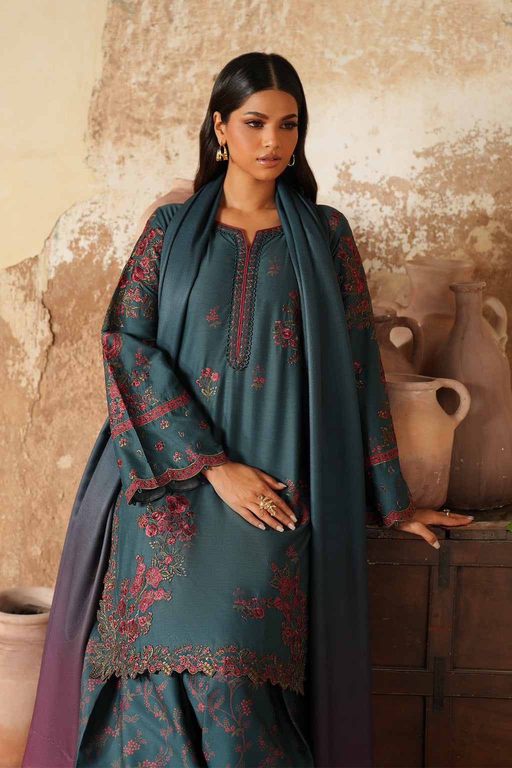 IPF-01 Embroidered Printed Linen
