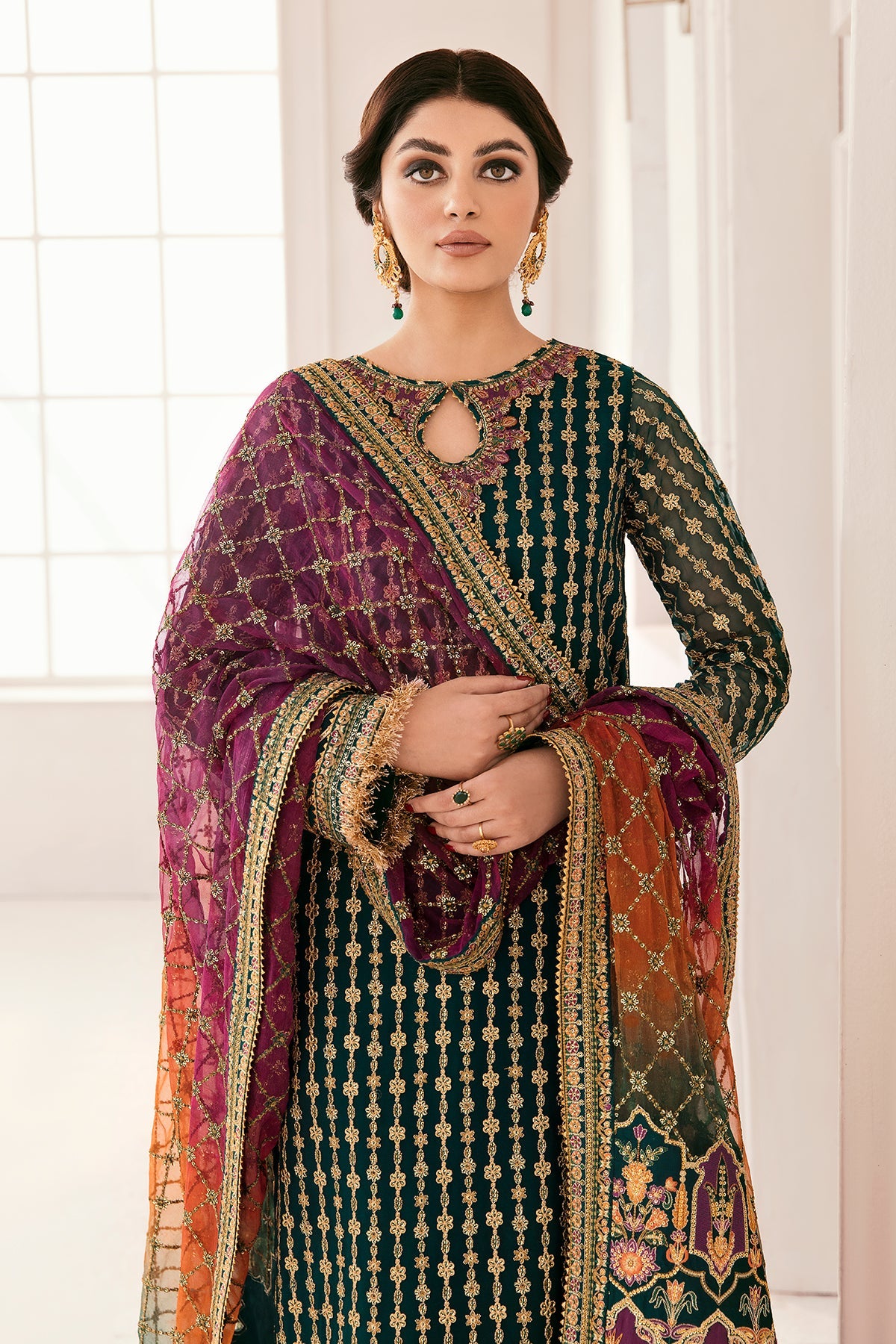 EMBROIDERED CHIFFON CH11-06 UNSTITCHED