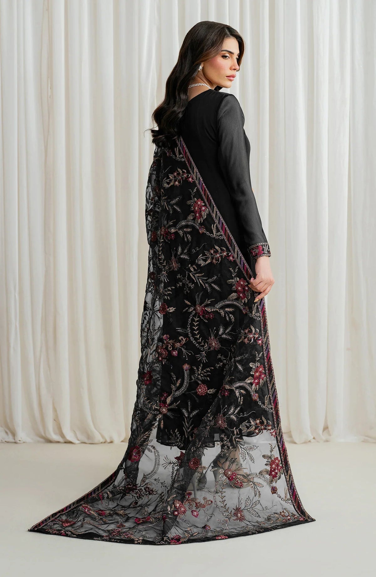 ZRF-EMC-07 Embroidered Chiffon
