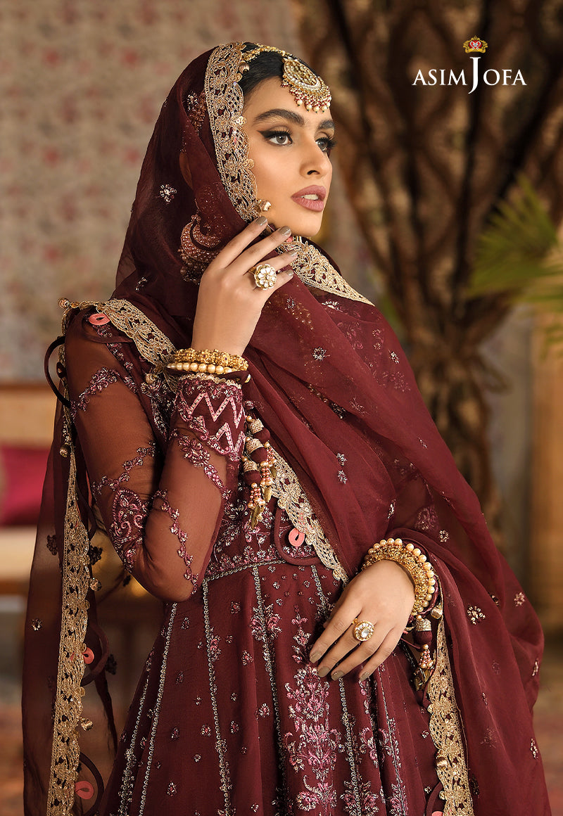 AJR-01 EMBROIDERED ORGANZA 3 PCS