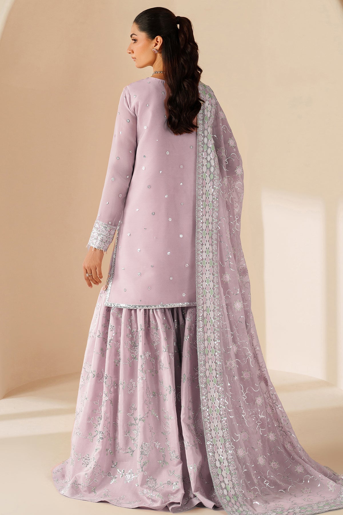 Farasha Style — Mairaz Mauve Blush Three-Piece Suit