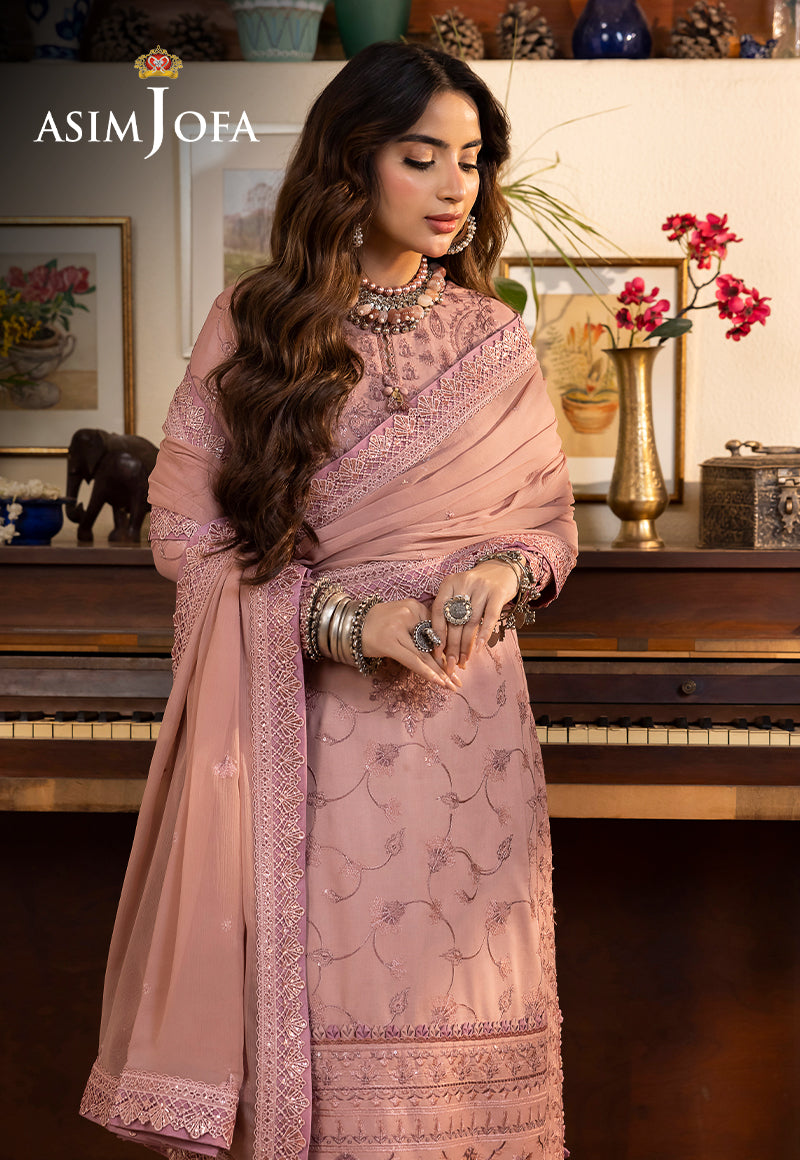 AJSWD-01 EMBROIDERED STITCHED 3 PCS