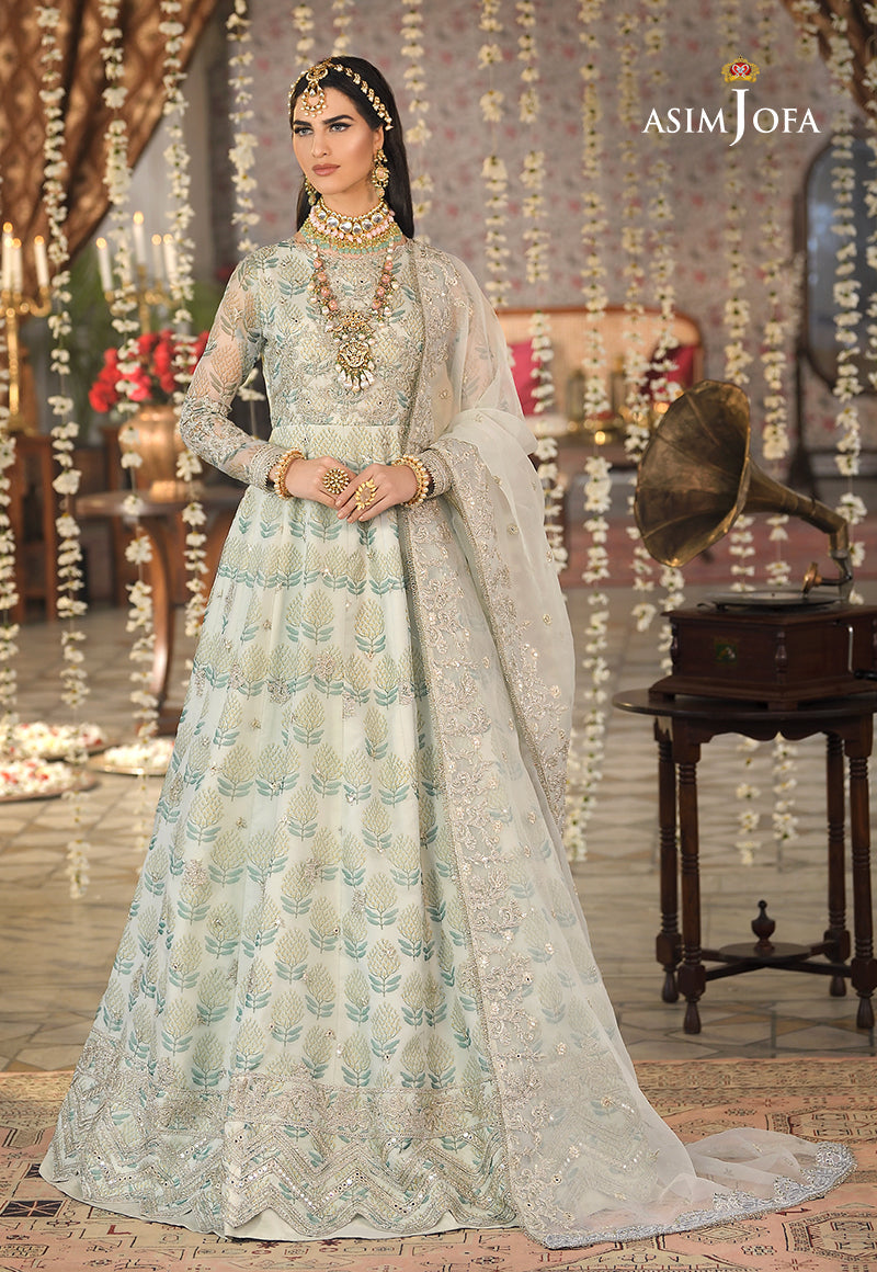 AJR-04 EMBROIDERED ORGANZA 3 PCS