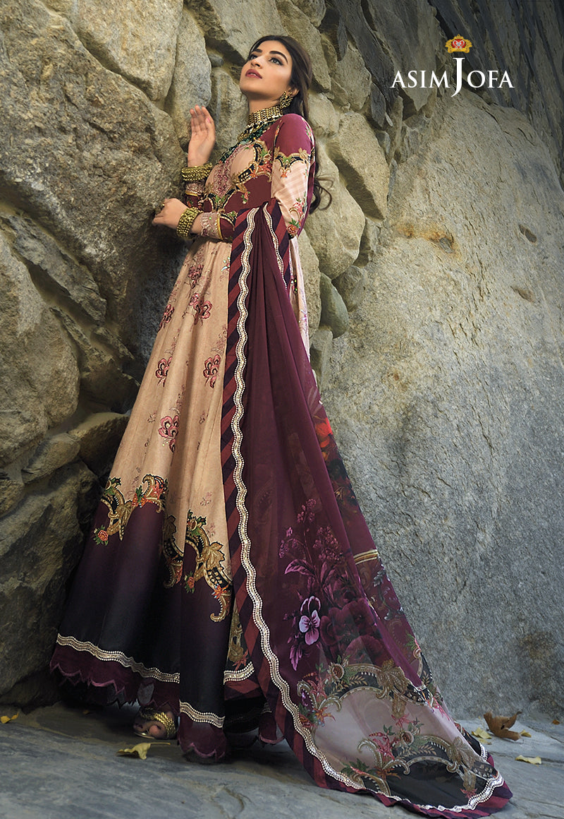 AJSL-17 EMBROIDERED LAWN 3 PCS