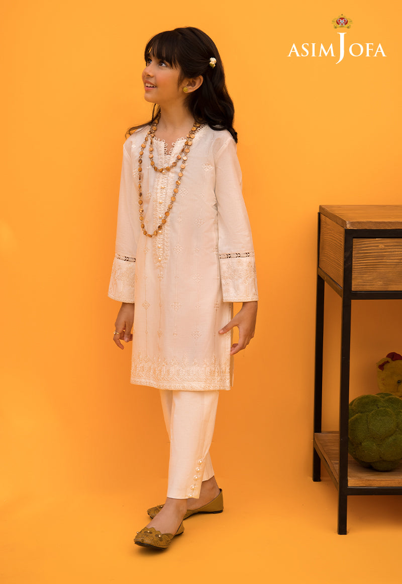 Ajkc-12 Embroidered Cambric 2 Pcs