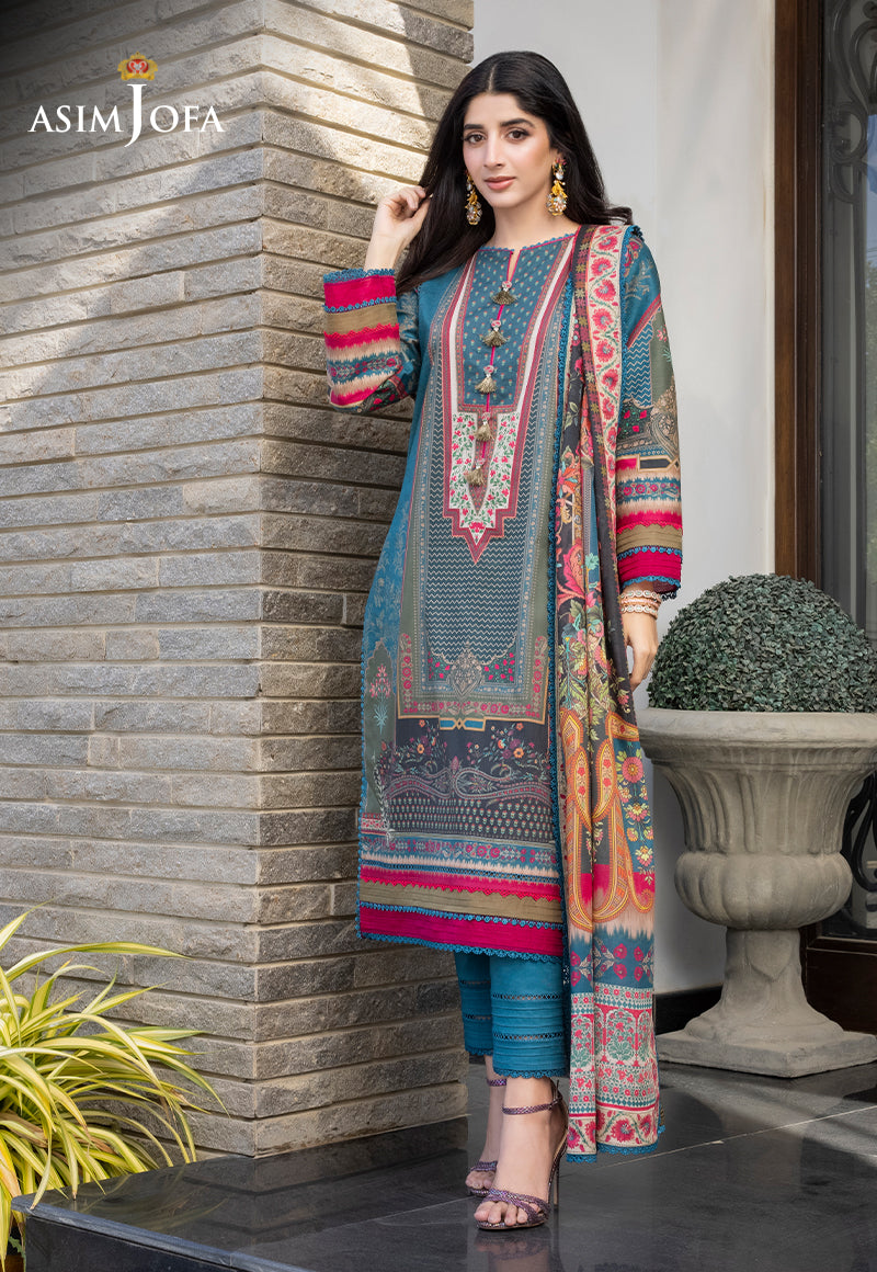 AJS-03 PRINTED LAWN 2 PCS