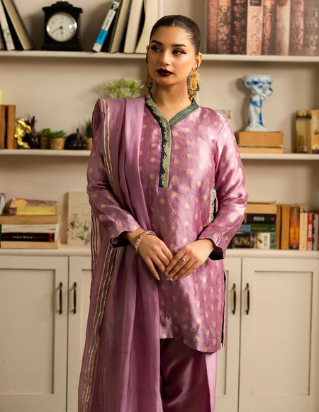 Laado Amethyst Embroidered Dupatta
