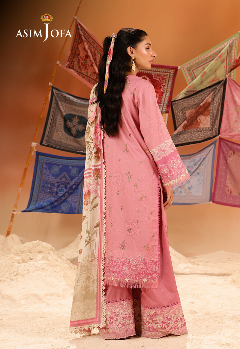 AJUBUD-17 Printed Embroidered Lawn Stitched 2 PCS