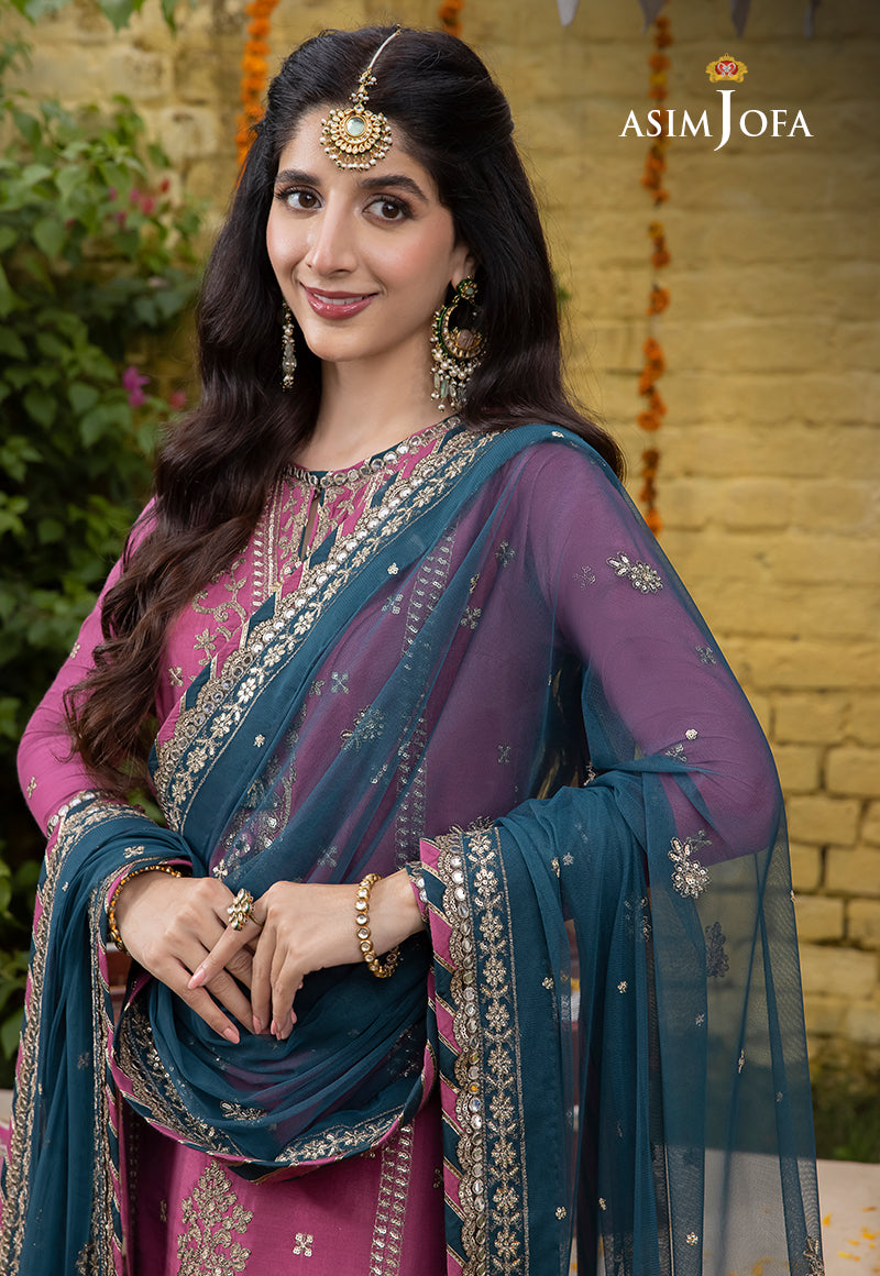 Ajab-19 Embroidered Cotton Silk 3 Pcs