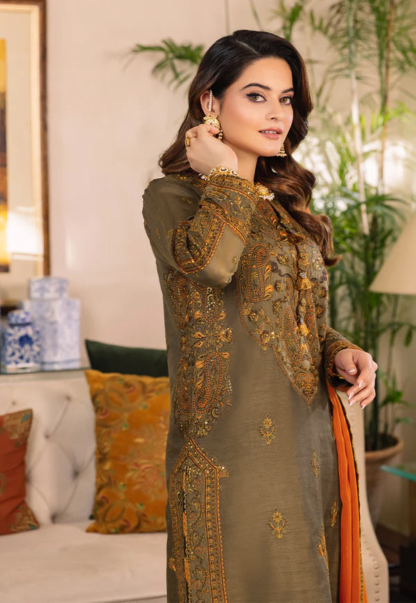 Ajso-30 Unstitched Dupatta 1 Pc Dupatta