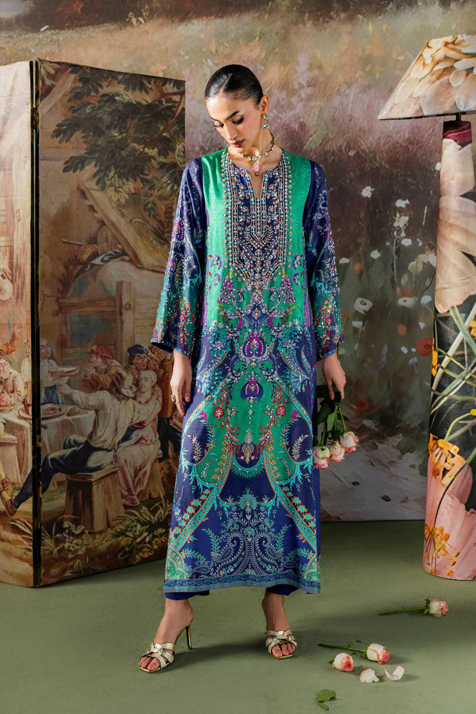 Emerald Sea Kaftan (D-15)