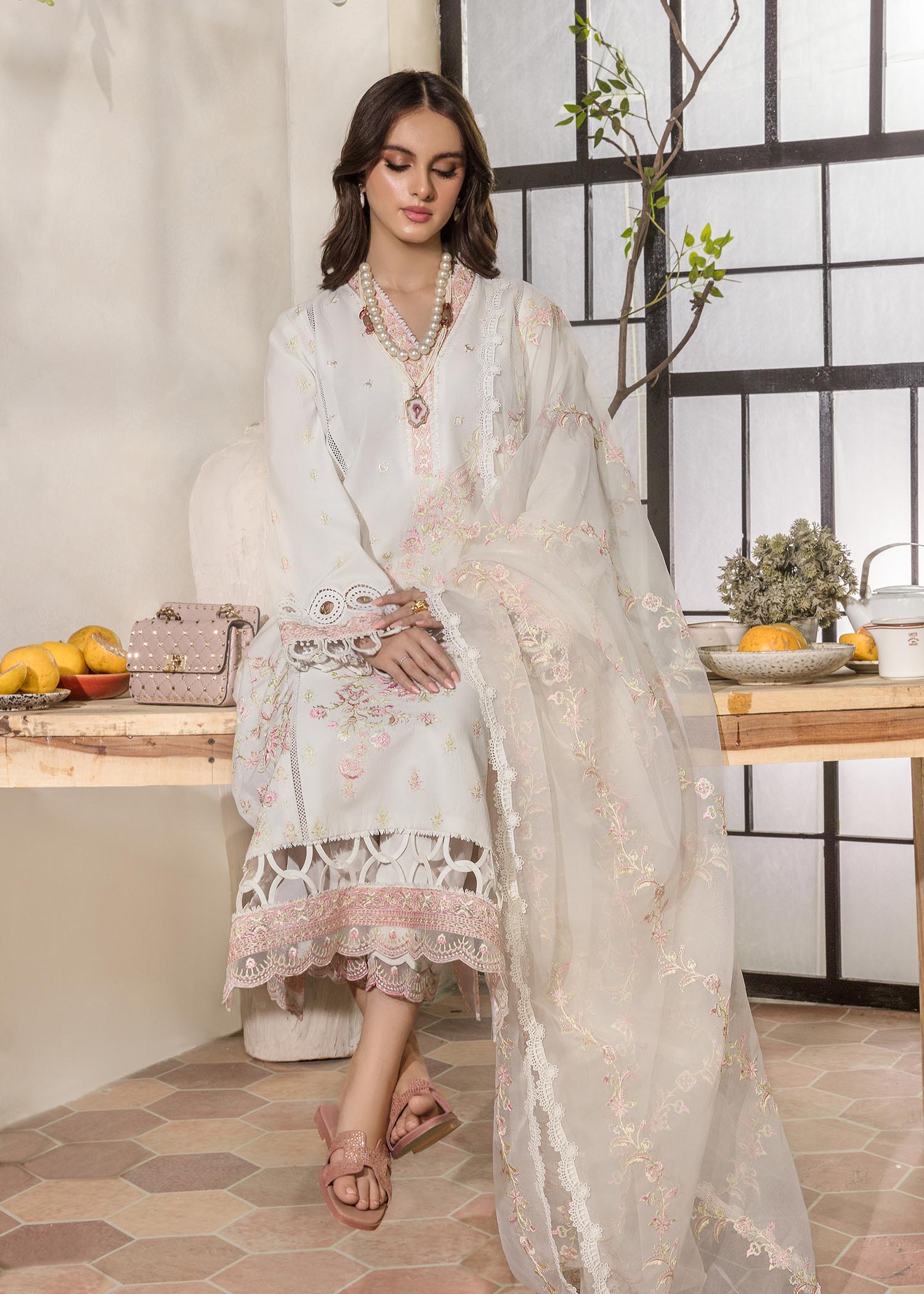 M.Luxe Fabrics Peach LF-412