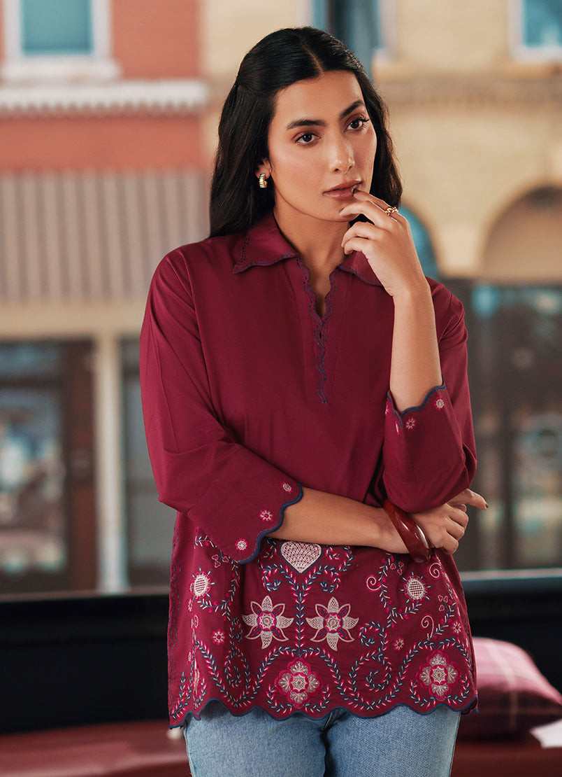 Embroidered Top