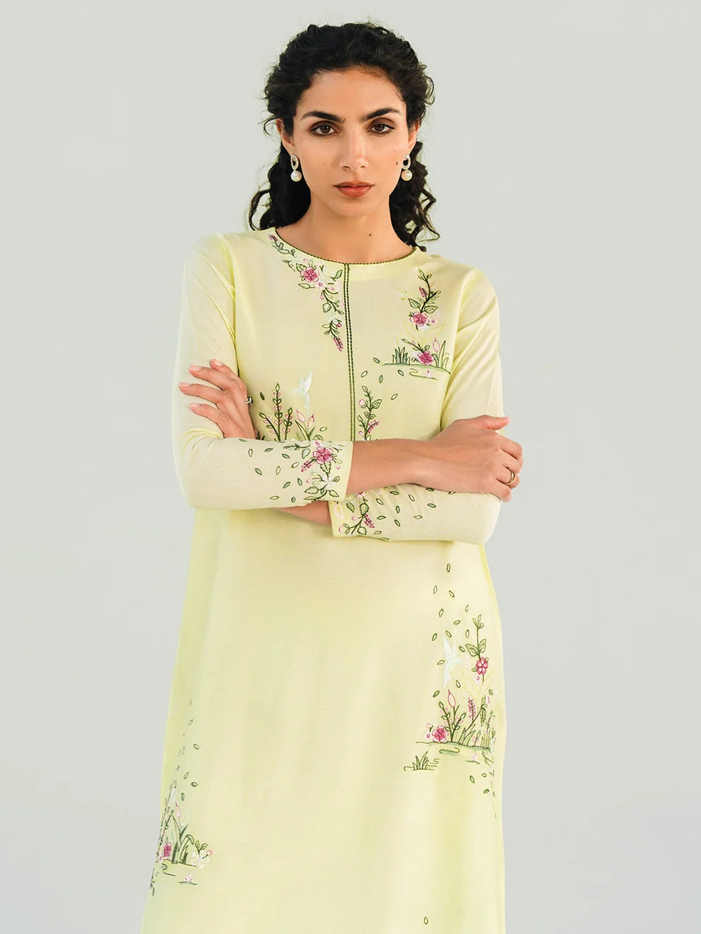 Limelight Garden - 2Pcs Rawsilk Ensemble