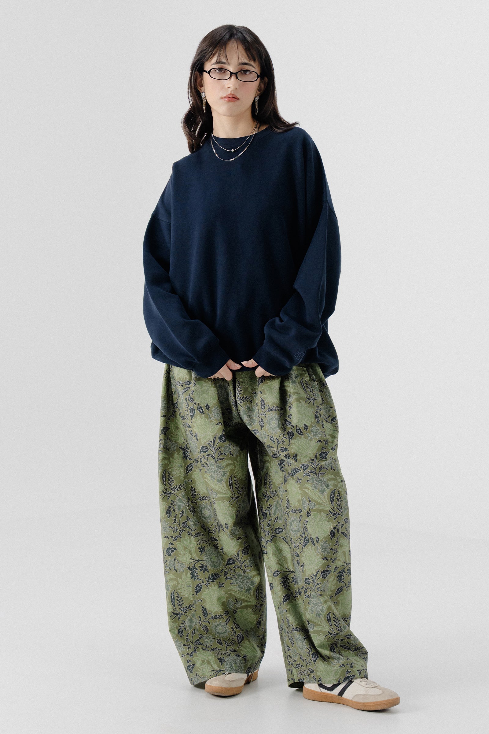 Soft Oversized SweatShirt - Navy