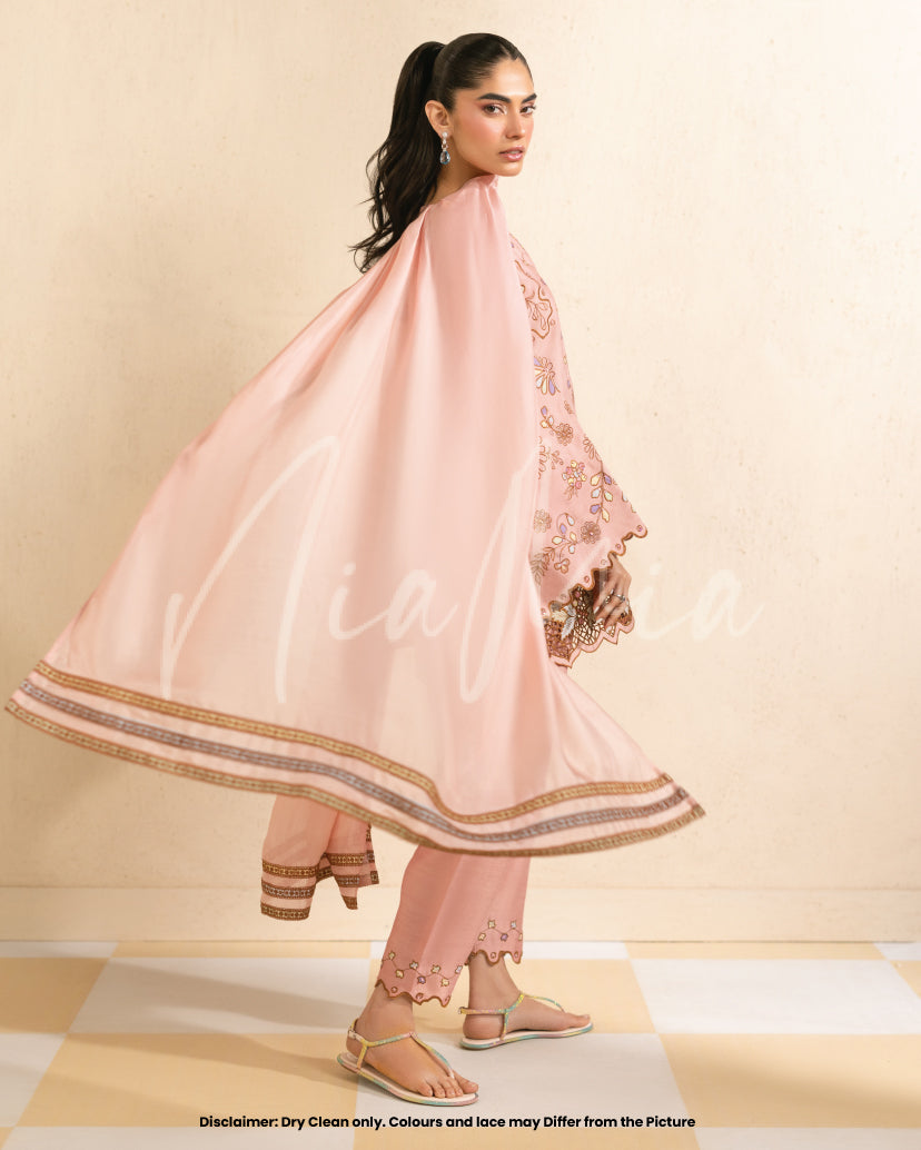 Mauve Pale Dupatta