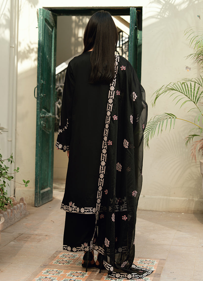 Embroidered 3 PC Suit
