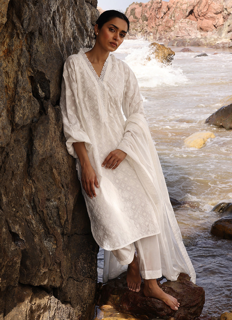 3 PC Embroidered Suit