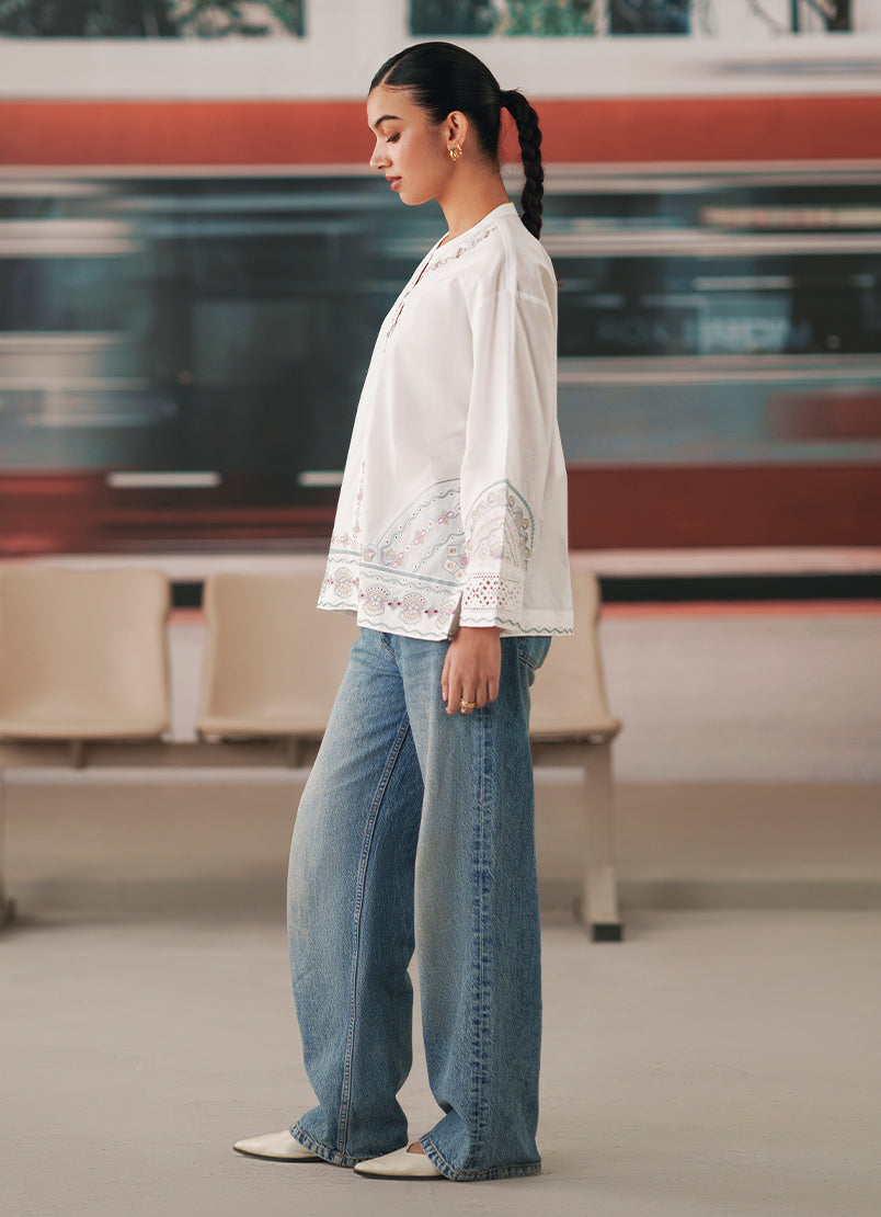 Embroidered Top - 14606351101030