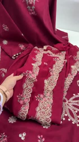 Aneelas Lawn Emb 3pc Chiffon Duppata [LUX-26-77] [Dispatch Time 2 Months]
