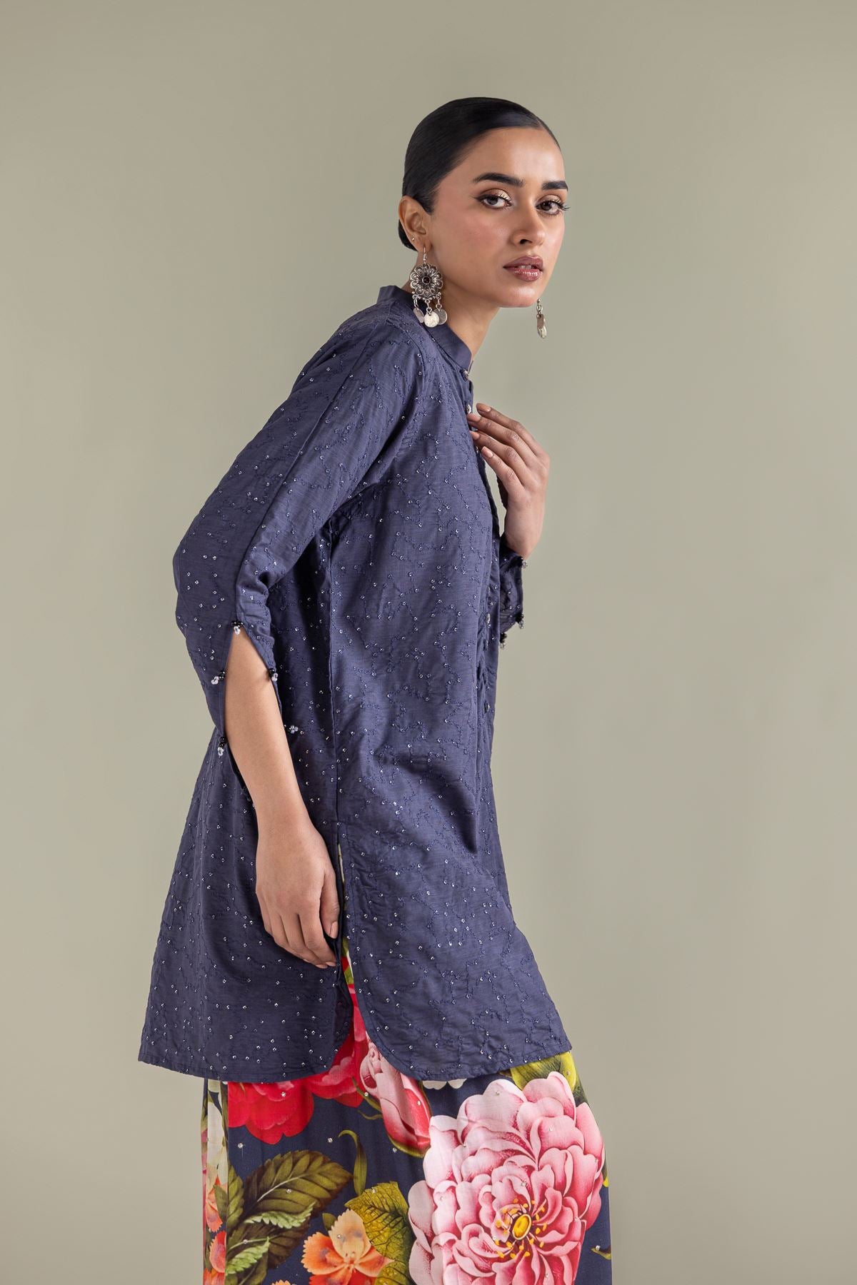 V-Neck Floral Co-ords