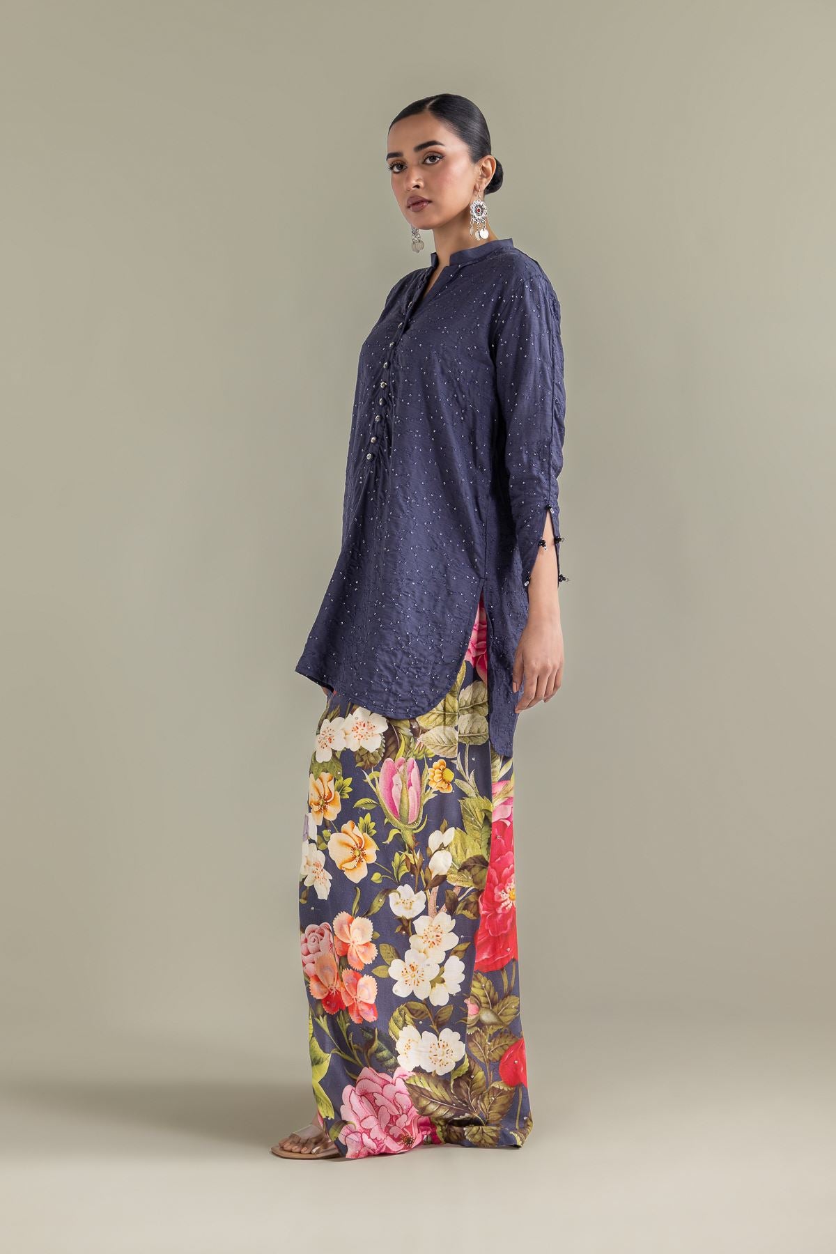 V-Neck Floral Co-ords