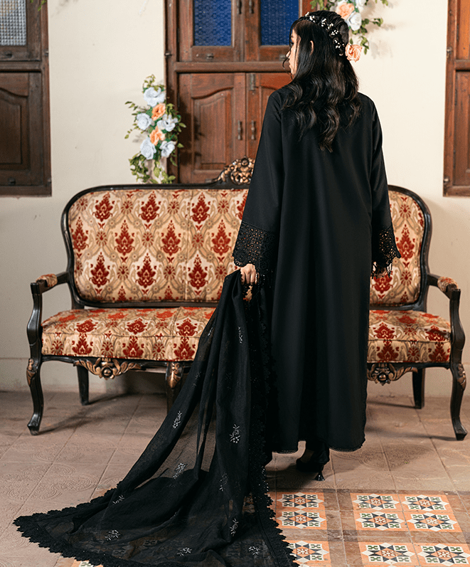 Kaali Ghataa Unstitched Embroidered Suit (3-Piece)