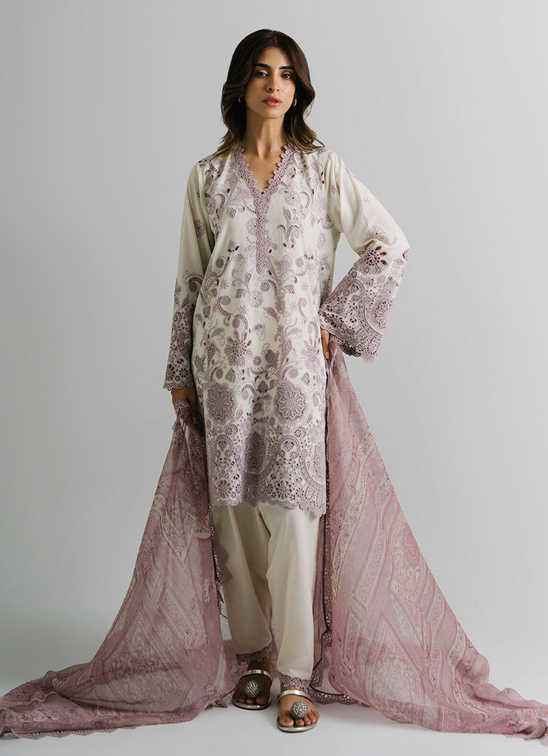 3 Pc Embroidered Suit