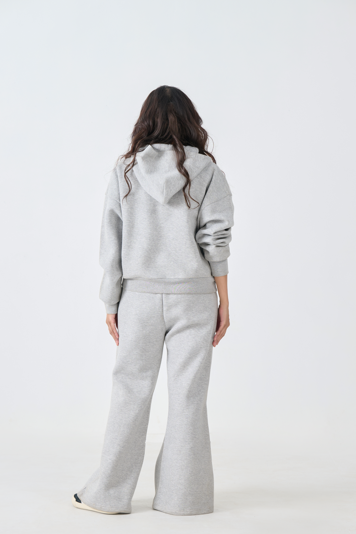 Cozy Fleece Pullover Hoodie (Heather Gray)