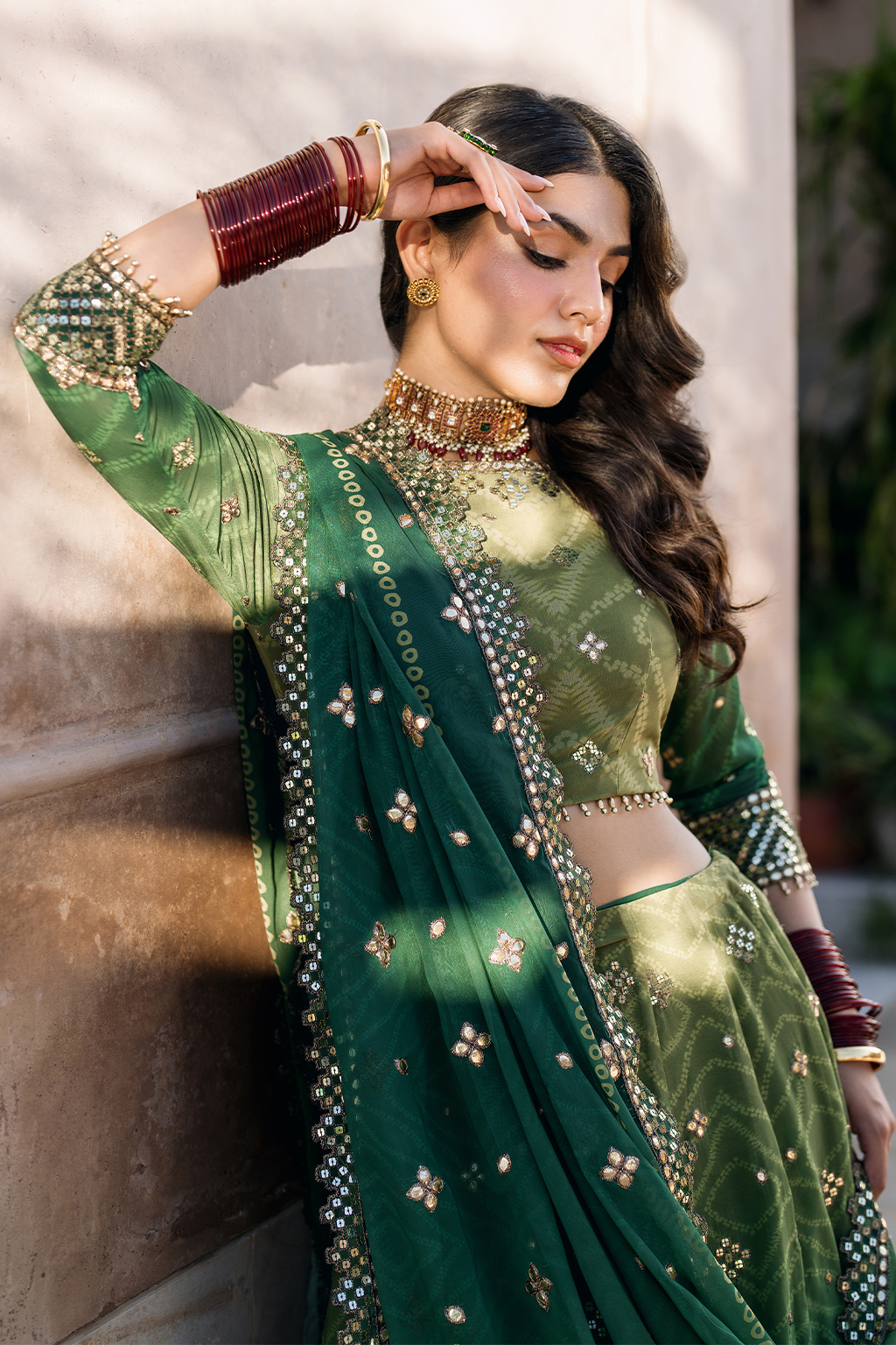 UE-328 Embroidered Chiffon (frock)