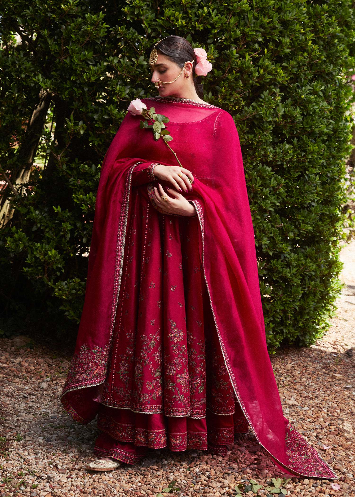 Embroidered Karandi Shirt