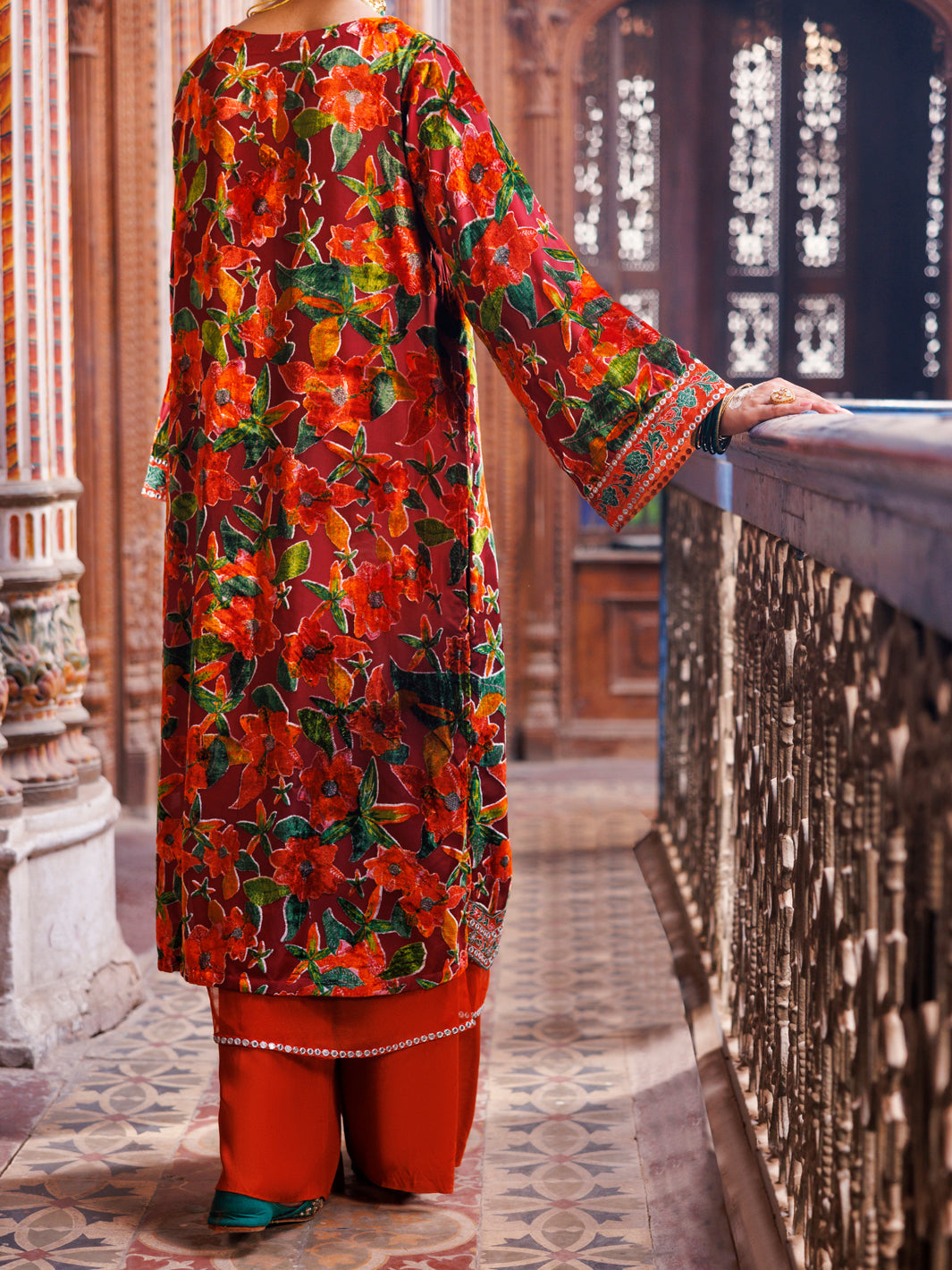 Rust Palachi Formal 2Pc Stitched - AL-LS-LKS-536