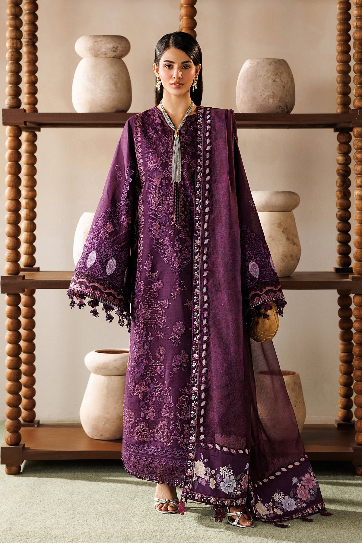 EMBROIDERED LAWN EL26-D02 STITCHED