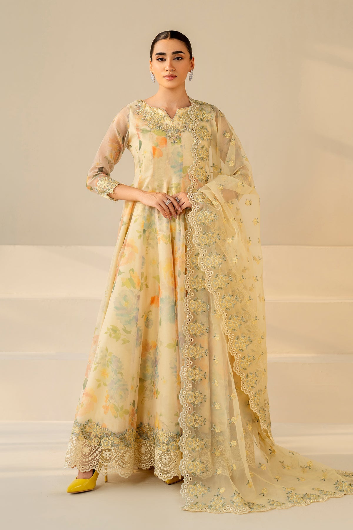 EMBROIDERED COTTON PATTI PR-1180