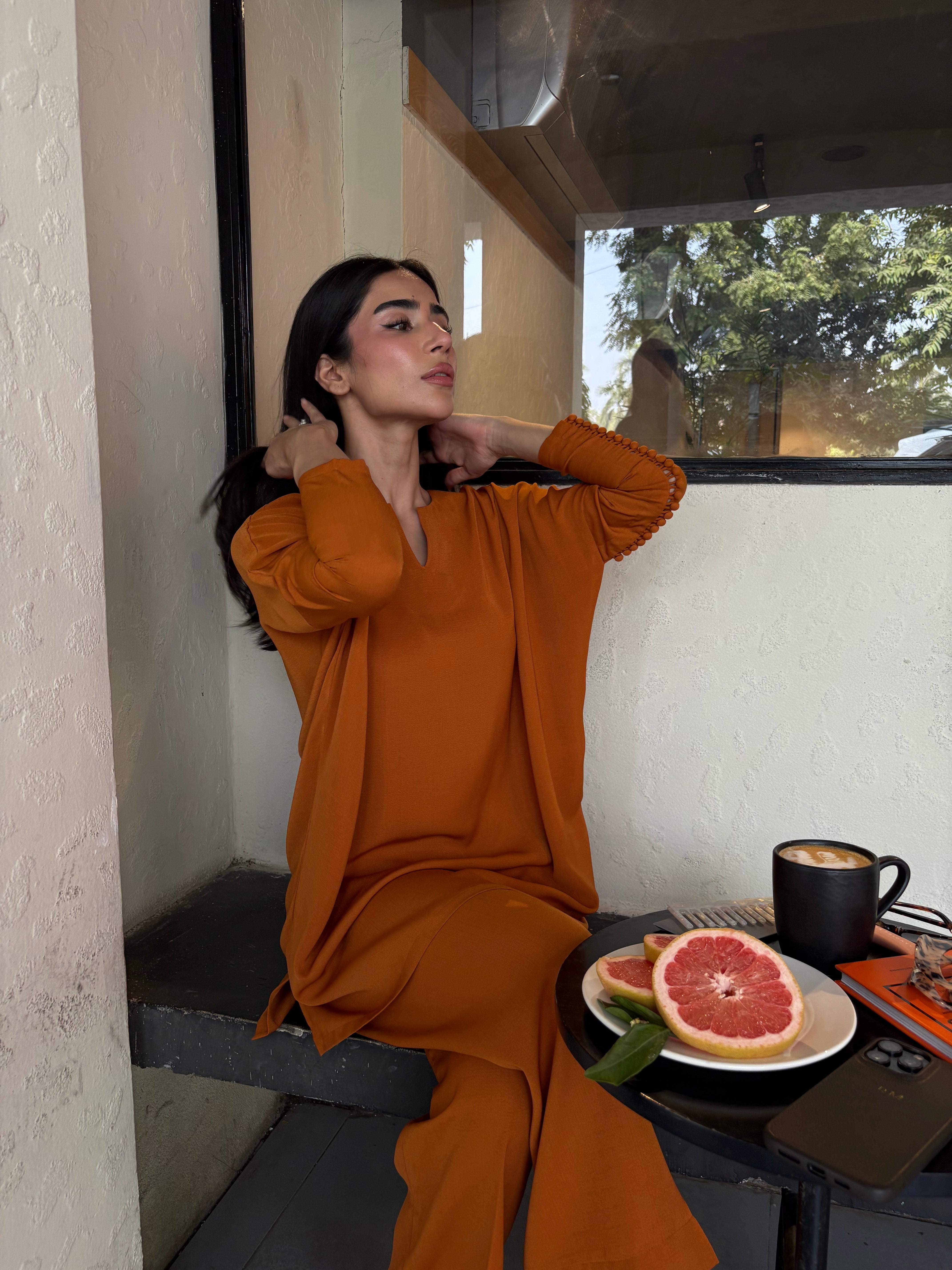 Burnt Orange Gabby Set