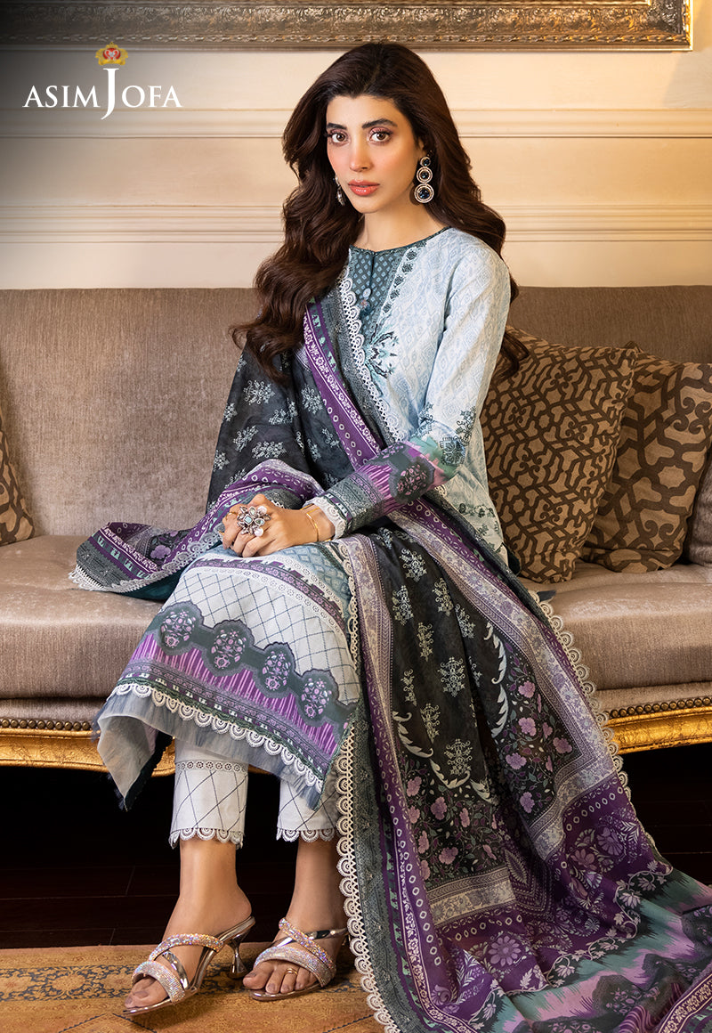 AJS-32 PRINTED LAWN 2 PCS