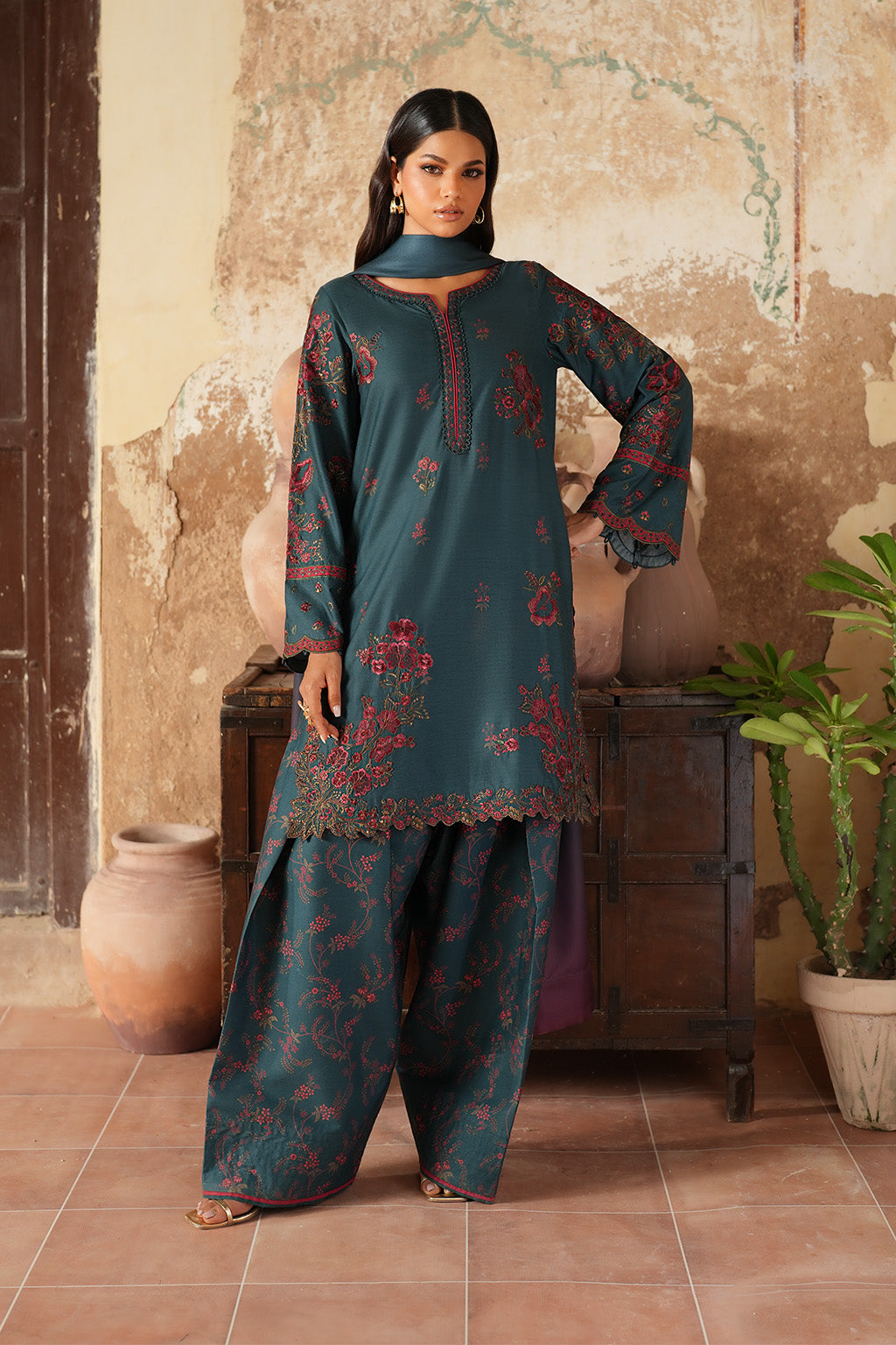 IPF-01 Embroidered Printed Linen