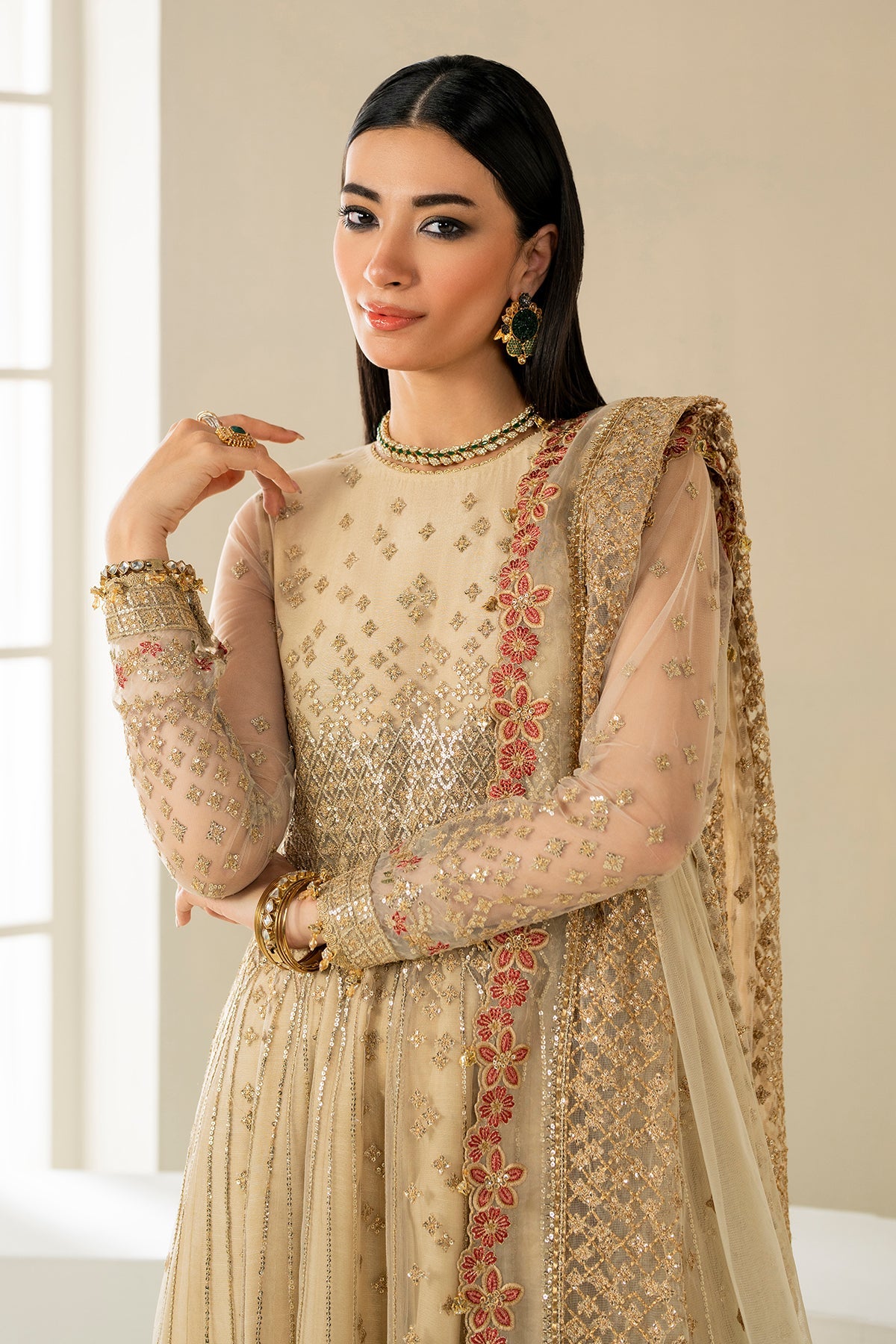 EMBROIDERED NET SF-4159