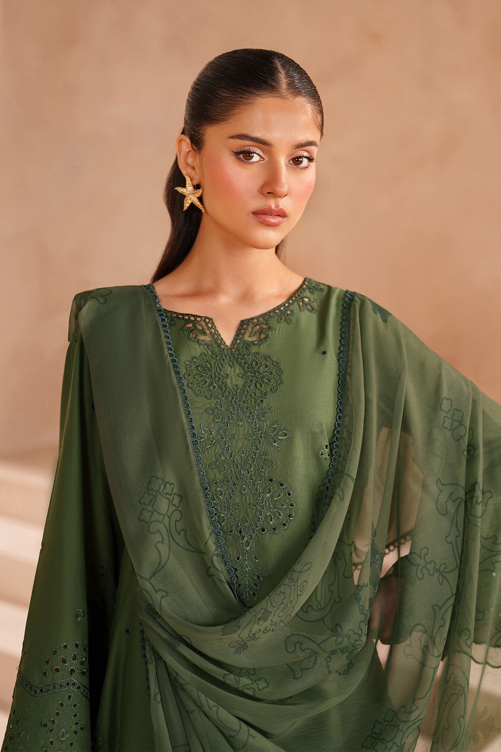 UE-603 Embroidered Lawn
