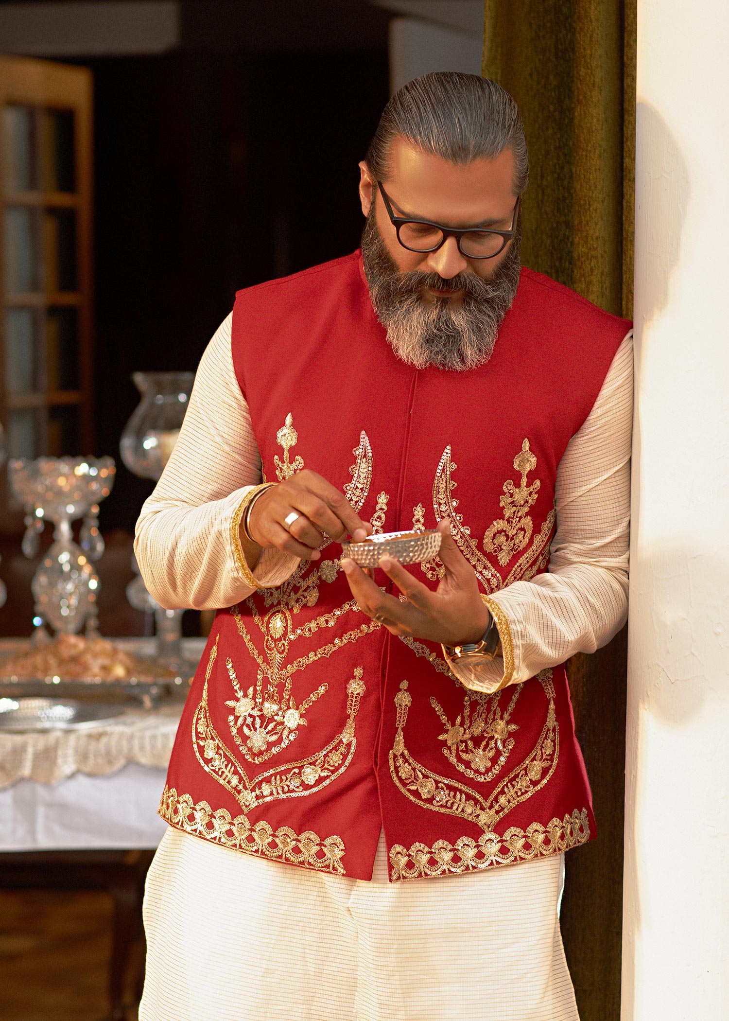 Natural Karandi Waistcoat
