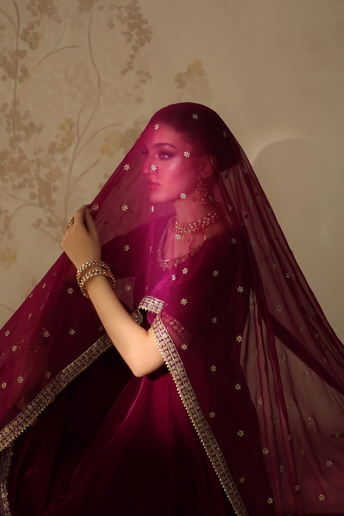 EMBROIDERED VELVET PR-1225