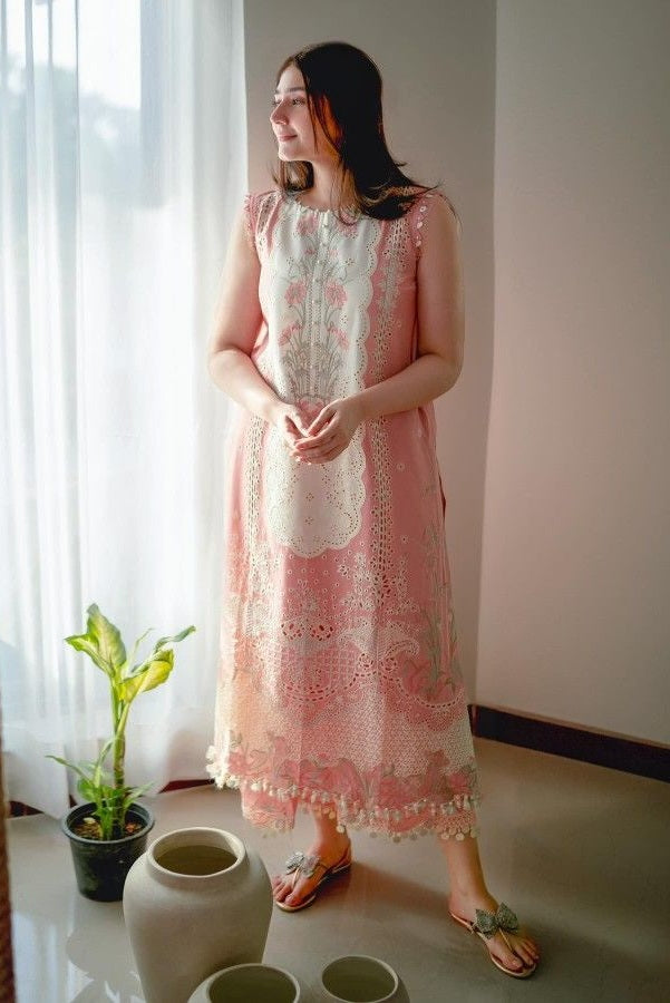 Bin Ilyas Luxury Lawn Embroidered 3 Piece Unstitched 216 - A KLARA