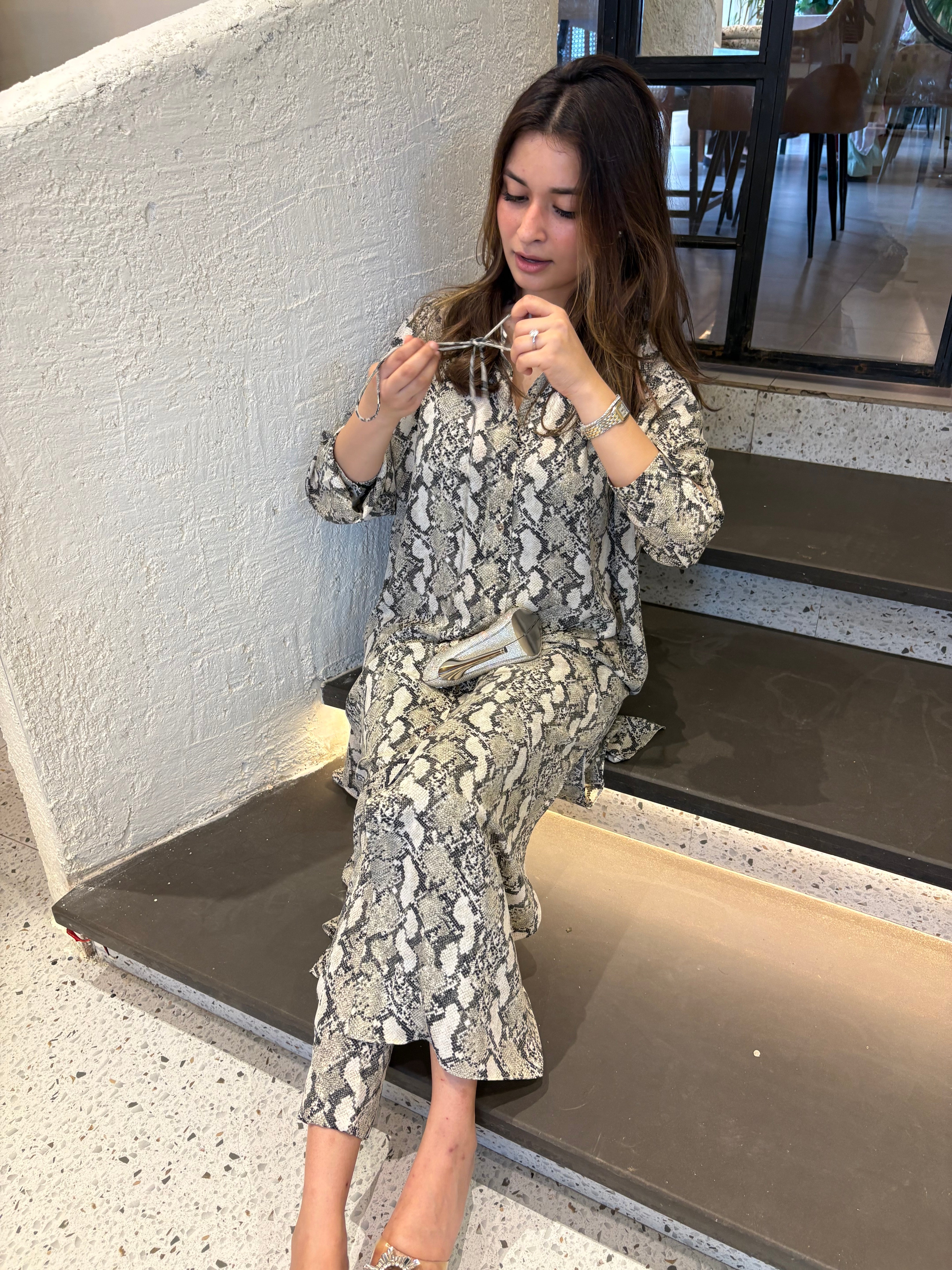 Paige Snakeskin Set