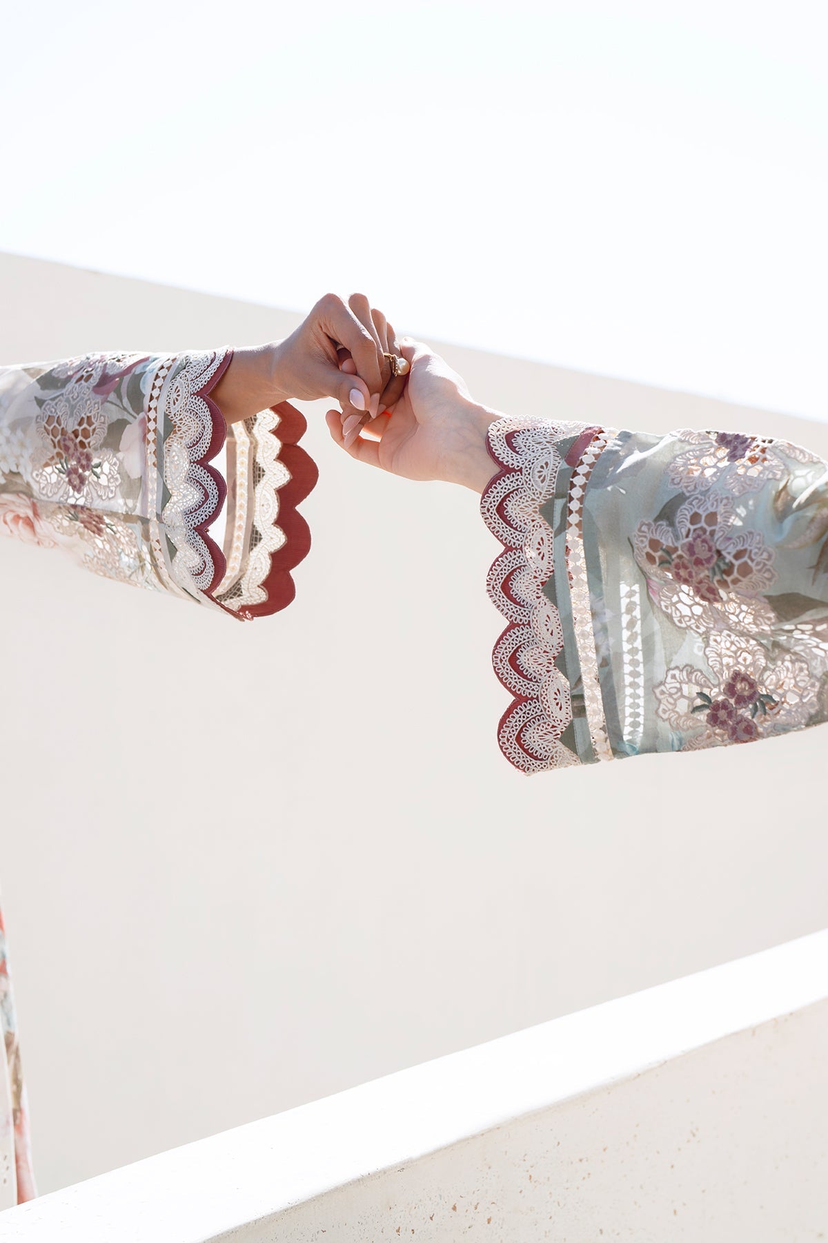 EMBROIDERED PRINTED LAWN SF-4070