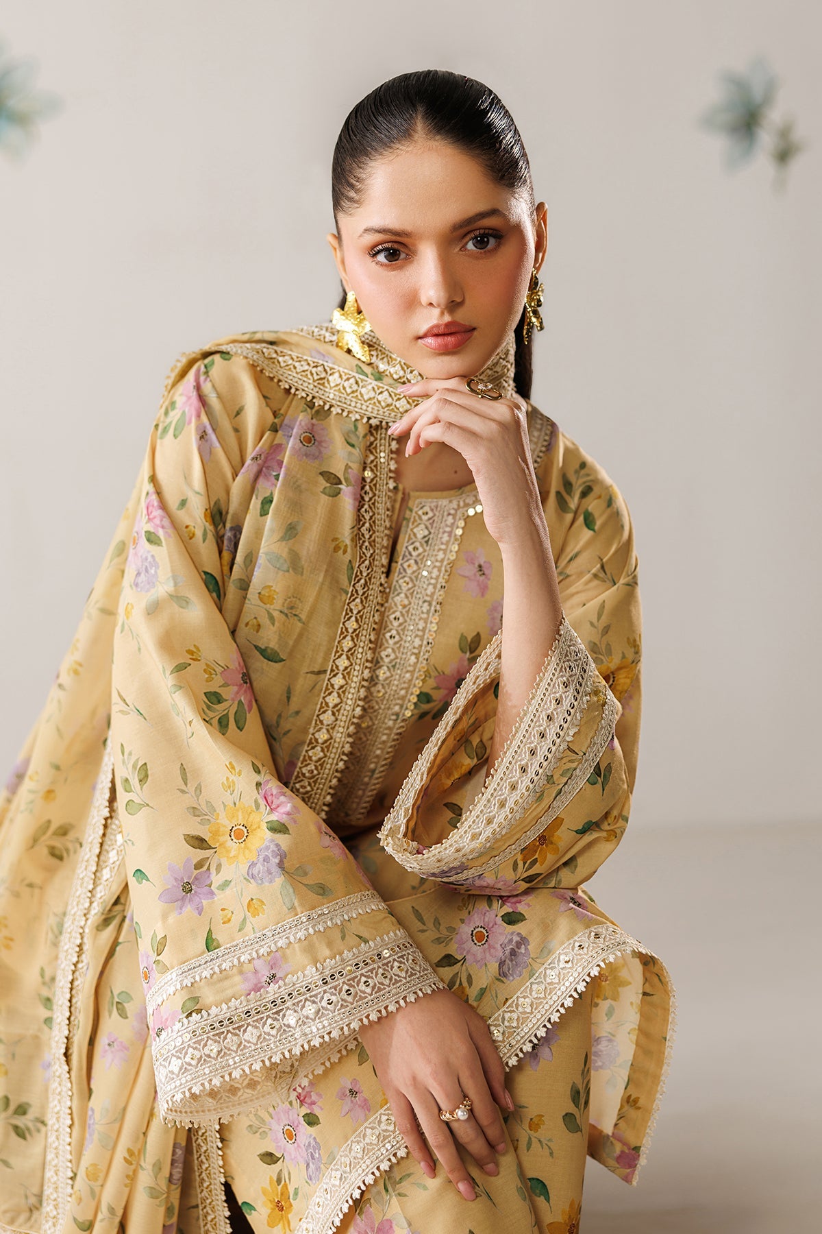 EMBROIDERED LAWN SF-4416